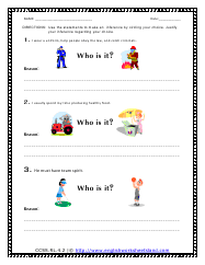 Making Inference Worksheet For Grade 2 - Example Worksheet Solving